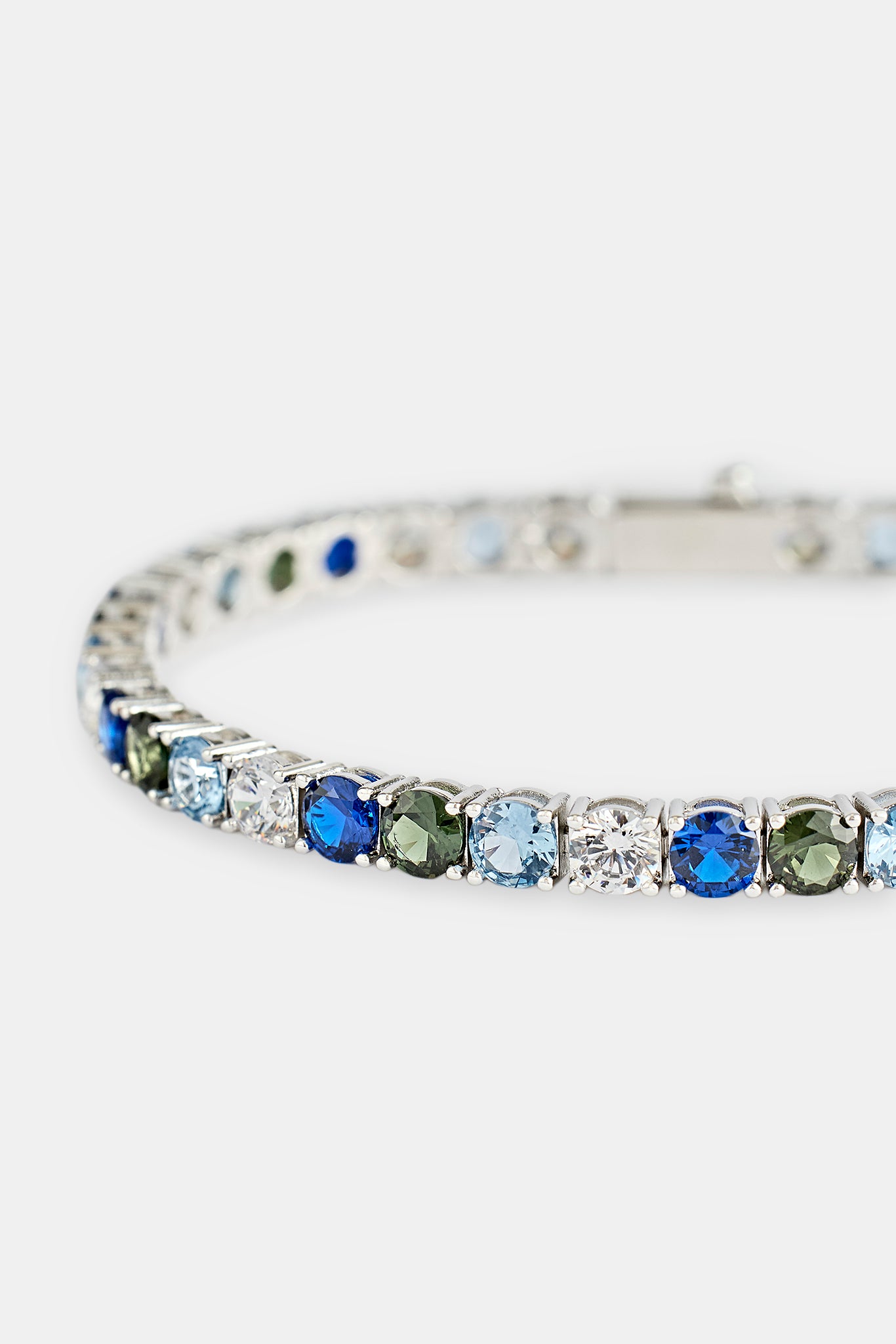 Iced Blue Ombre Tennis Bracelet - 5mm